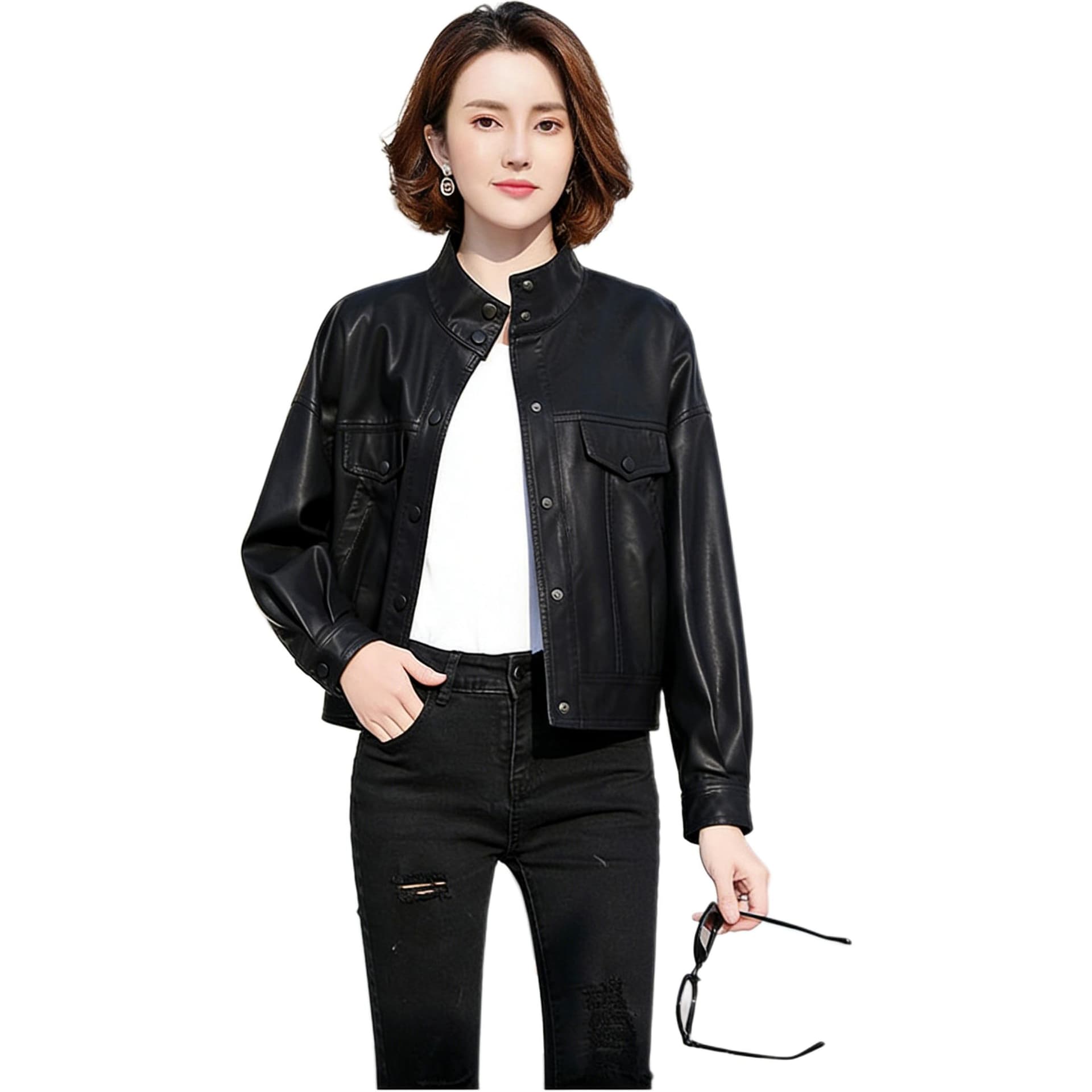 Kaiser Черный Женские Кожаные Куртки - изображение 1