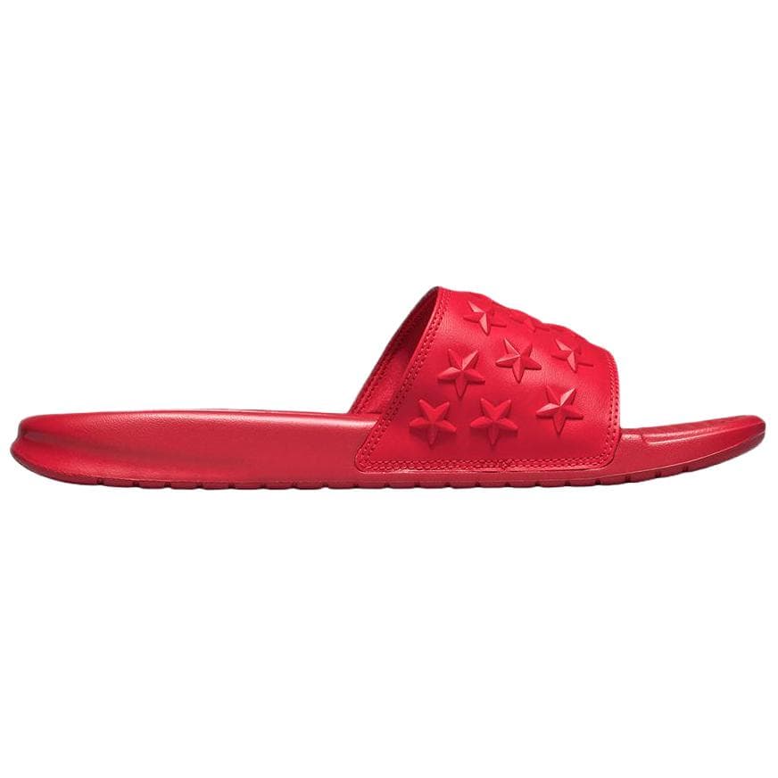 Сандалии Nike Benassi JDI Шлепанцы Унисекс Red - изображение 2