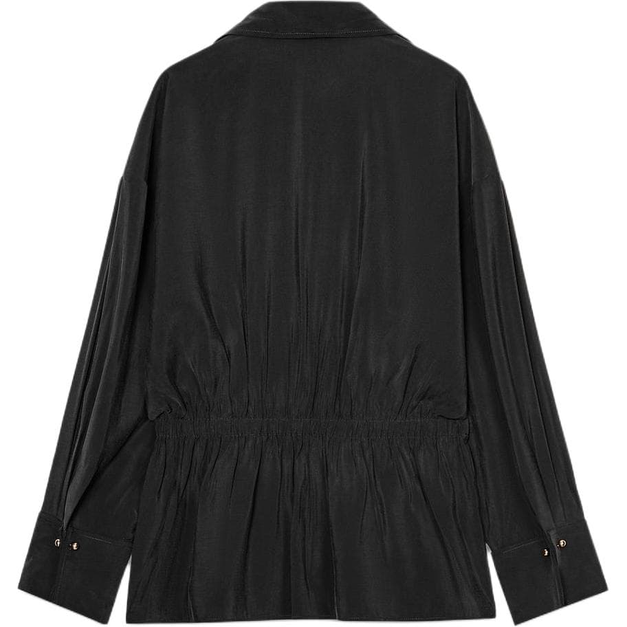 Блузка ZARA Черные Женские Рубашки - изображение 2