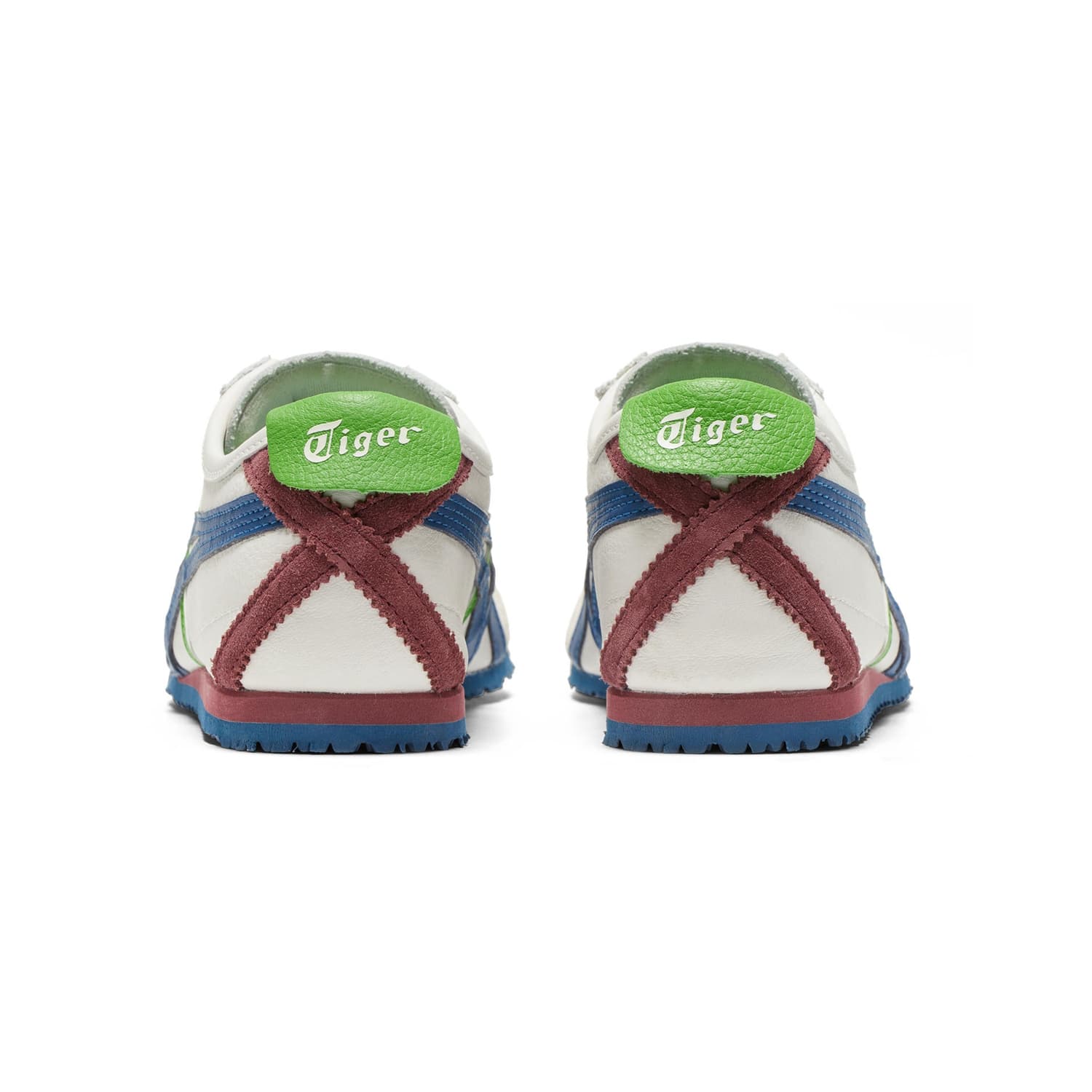 Кроссовки для бега Onitsuka Tiger Mexico 66 White Blue Green - изображение 6