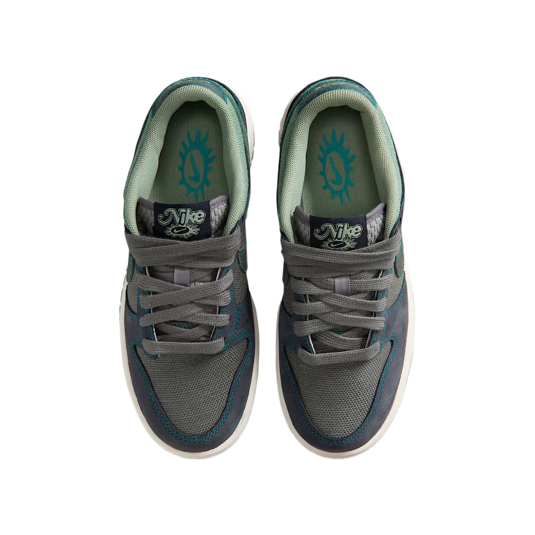 Кроссовки Nike Dunk Кожа Текстиль Дышащий Низкие Кеды Скейтборд Обувь Унисекс - изображение 3