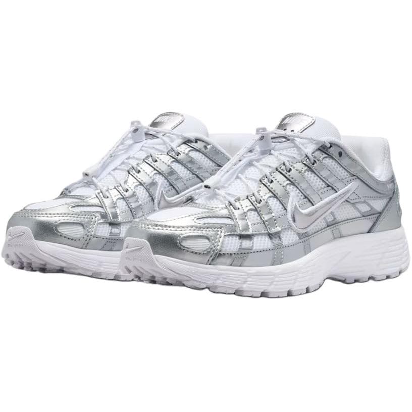 Кроссовки NIKE P 6000 Low Кроссовки для бега Серебряные Унисекс - изображение 3
