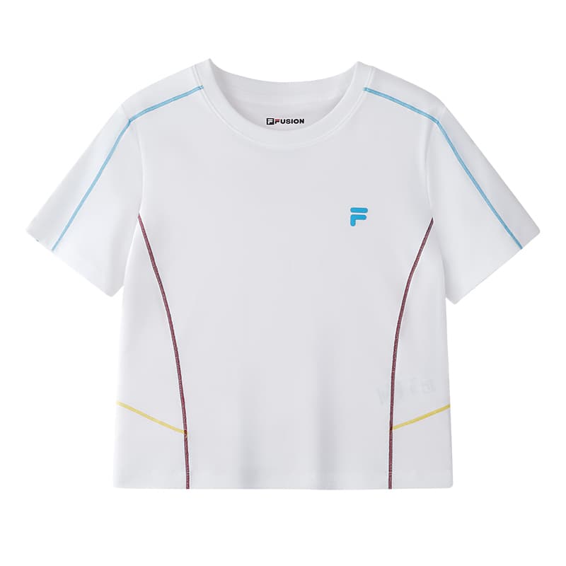 Футболка FILA FUSION Life T-Shirt Женская Стандартная Белая - изображение 1