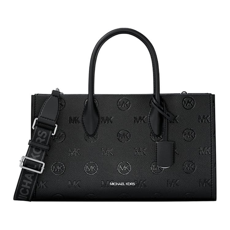 Сумка MICHAEL KORS Mirella ПУ (полиуретан) с полиэстеровым волокном сумка через плечо сумка среднего размера женская черная - изображение 1