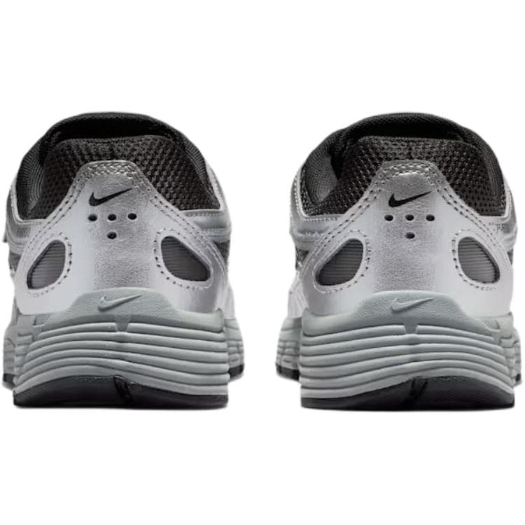 Кроссовки NIKE P 6000 Синтетическая кожа Низкие кроссовки для бега Черные Унисекс - изображение 5