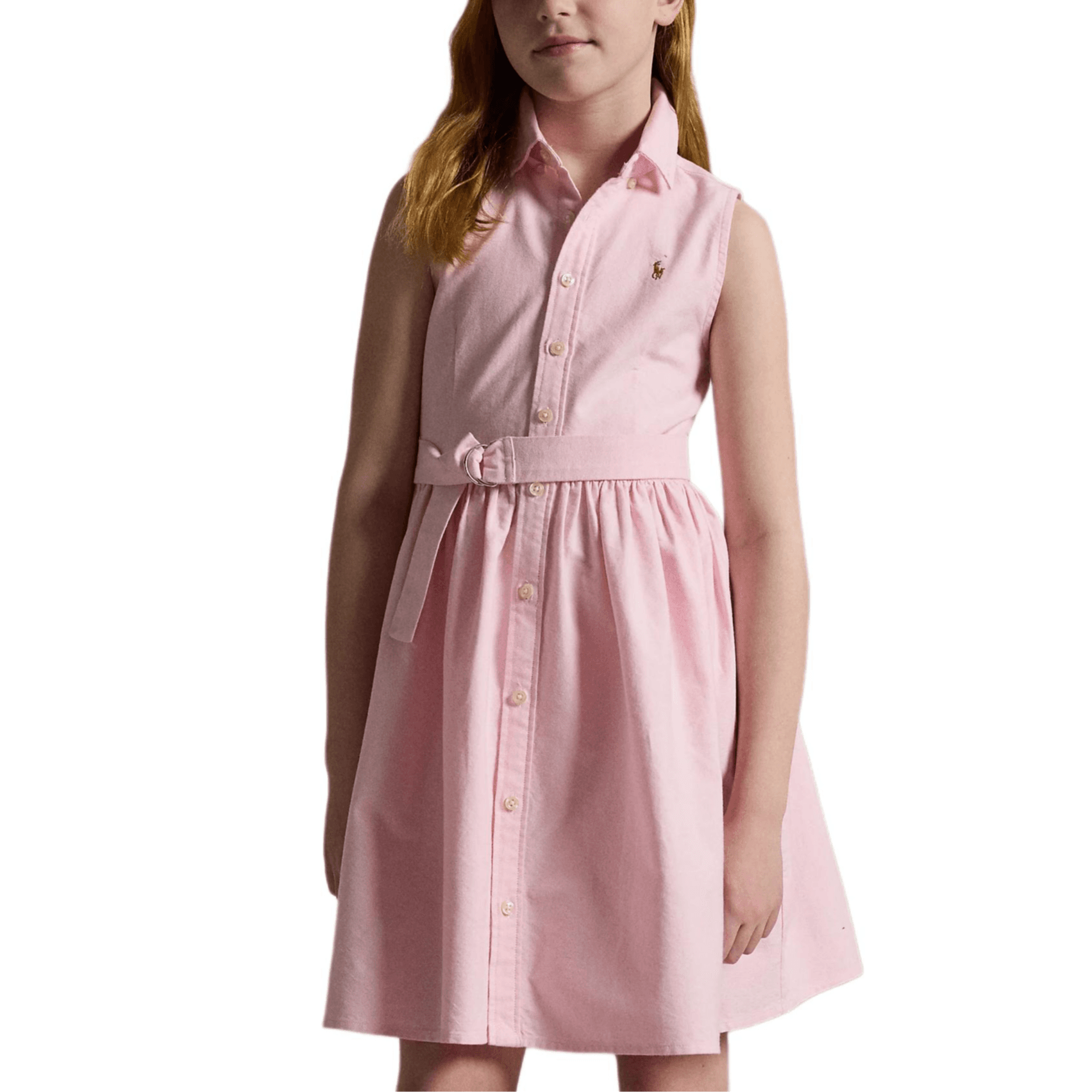 Платье Polo Ralph Lauren SS25 Розовое для подростков - изображение 4