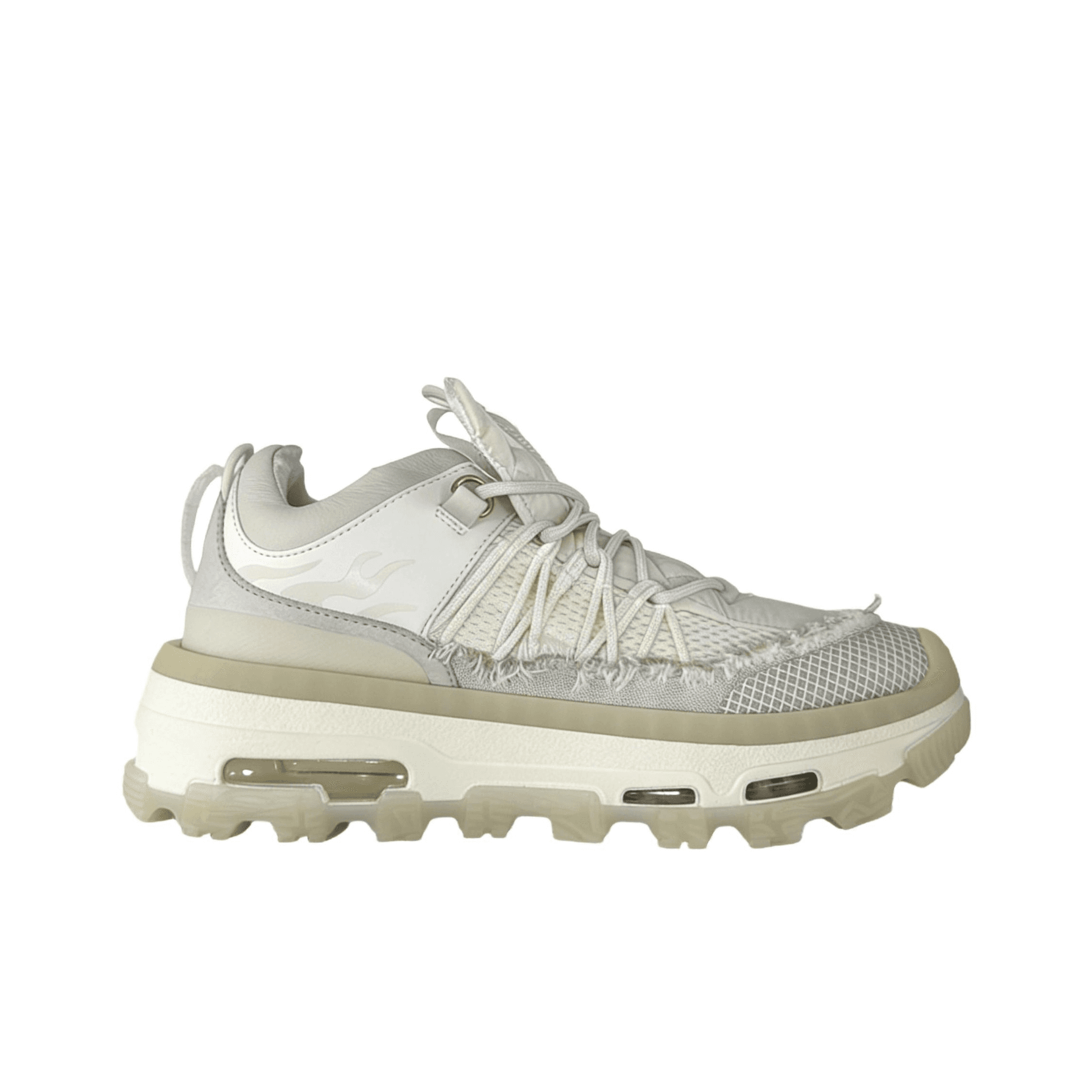 Кроссовки Jordan Air Mae Slip Resistant Abrasion Resistant Повседневная обувь Женская Экрю - изображение 2