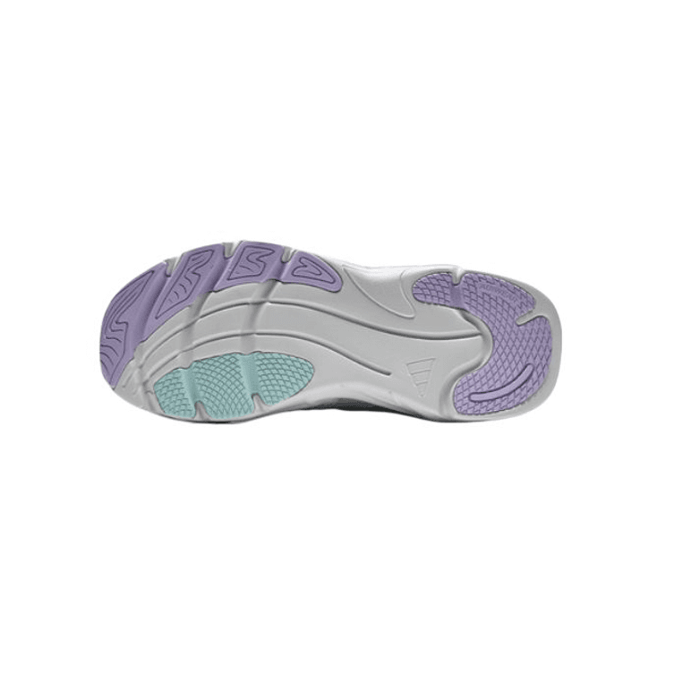 Кроссовки Adidas PLAYFLEX HABU Низкие детские повседневные кроссовки Белый Зеленый Фиолетовый - изображение 4