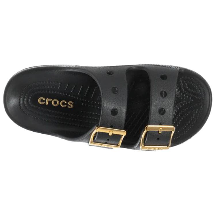 Сандалии Crocs Saturday Устойчивые к истиранию Шлепанцы Женские Черные - изображение 5