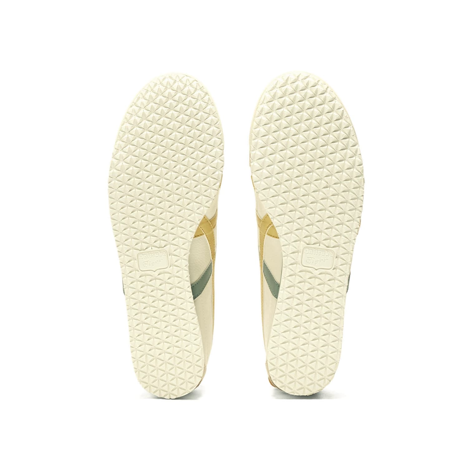 Кроссовки Onitsuka Tiger MEXICO 66 Устойчивая к истиранию Низкая Повседневная Обувь Унисекс Экрю Желтый - изображение 7