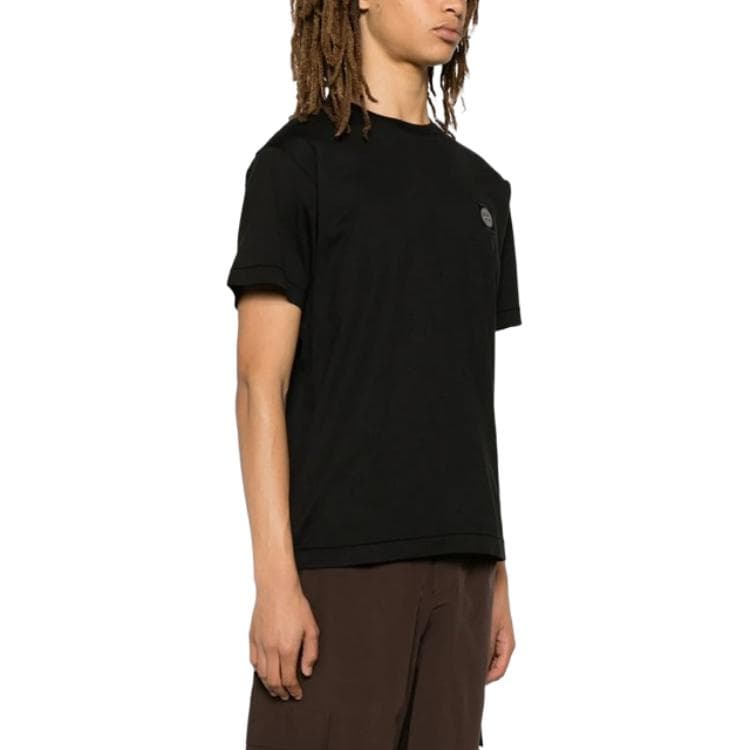 Футболка Stone Island Черные Мужские T-Рубашки - изображение 3