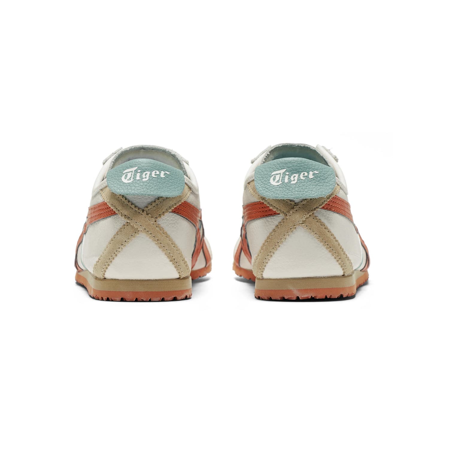 Кроссовки для бега Onitsuka Tiger Mexico 66 White Blue Orange - изображение 6