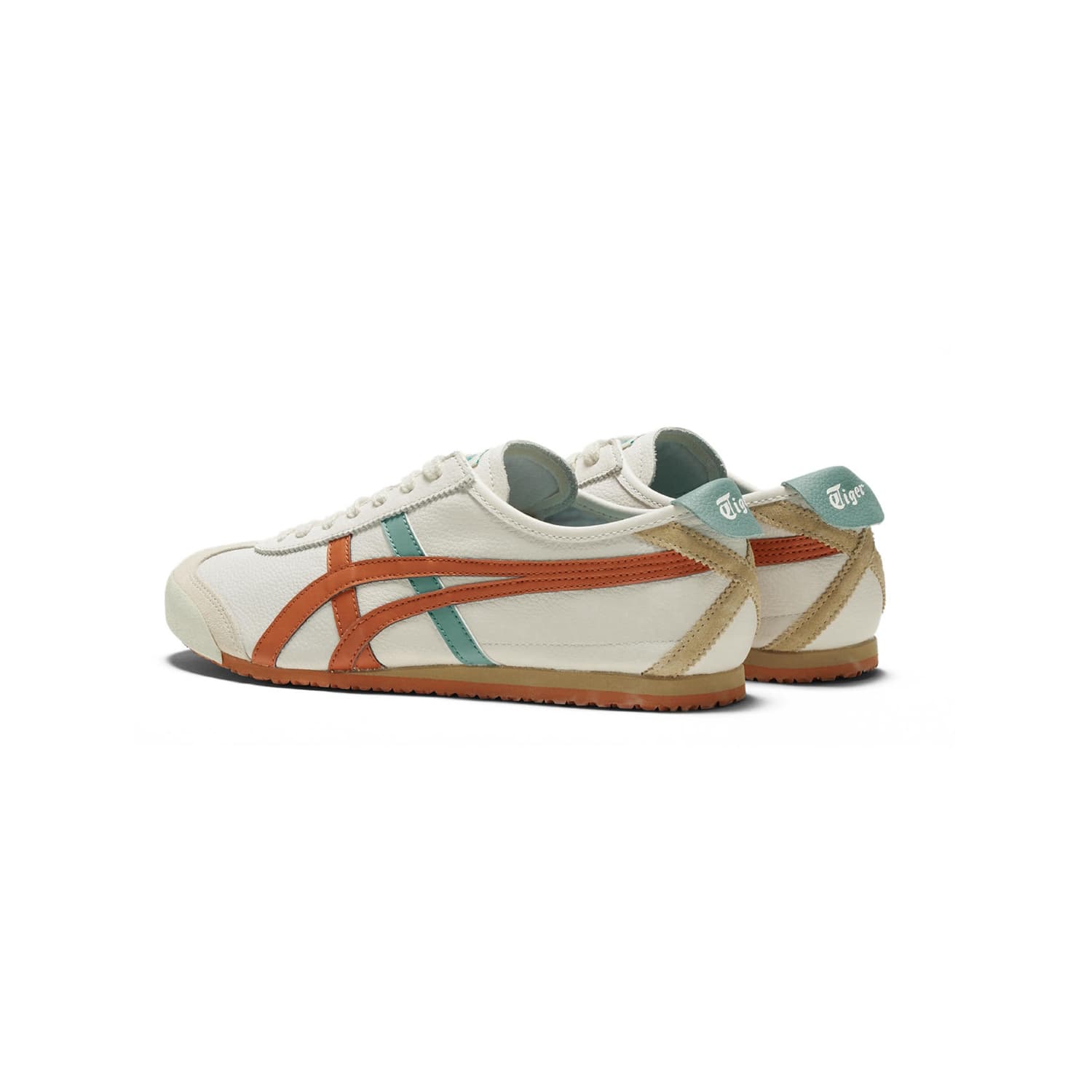 Кроссовки для бега Onitsuka Tiger Mexico 66 White Blue Orange - изображение 4