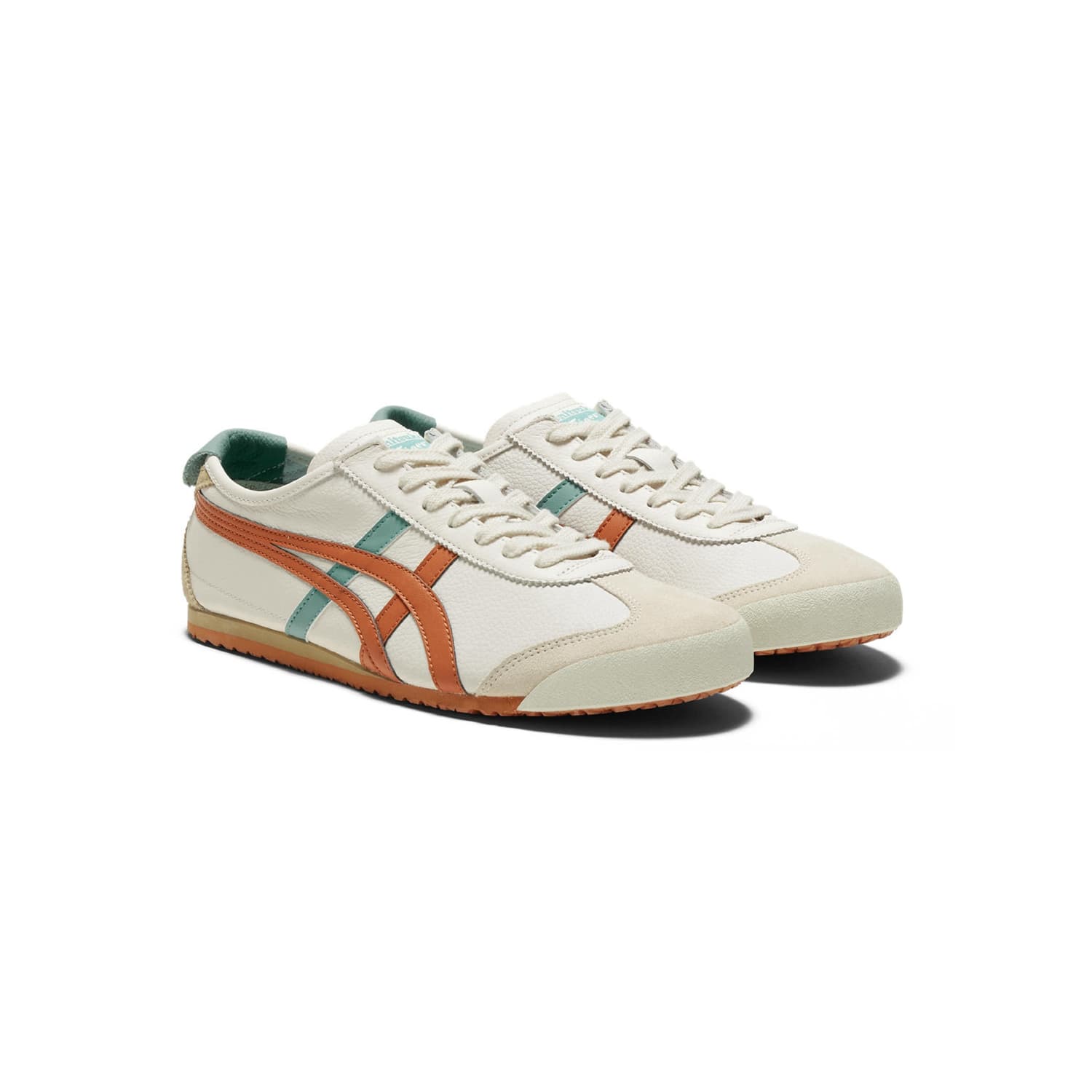 Кроссовки для бега Onitsuka Tiger Mexico 66 White Blue Orange - изображение 3