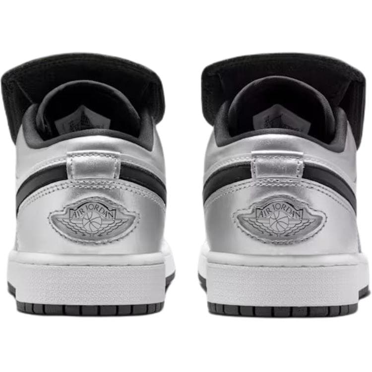 Кроссовки для баскетбола Jordan Air Jordan 1 Oтскок Low Топ Баскетбольные кроссовки Белый серебристый Унисекс - изображение 5