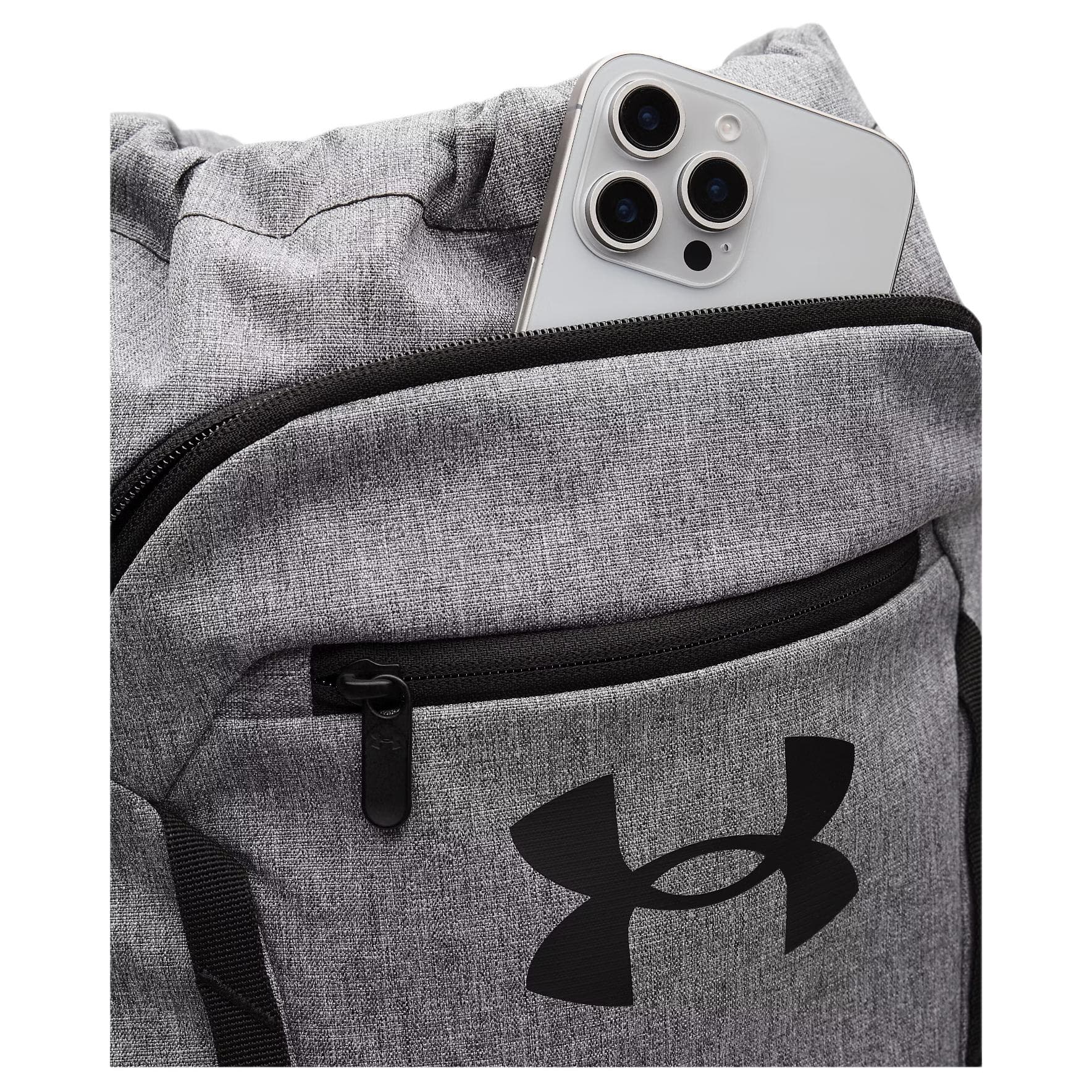 Рюкзак Under Armour Hustle Полиэстер Рюкзак Унисекс Серый - изображение 3