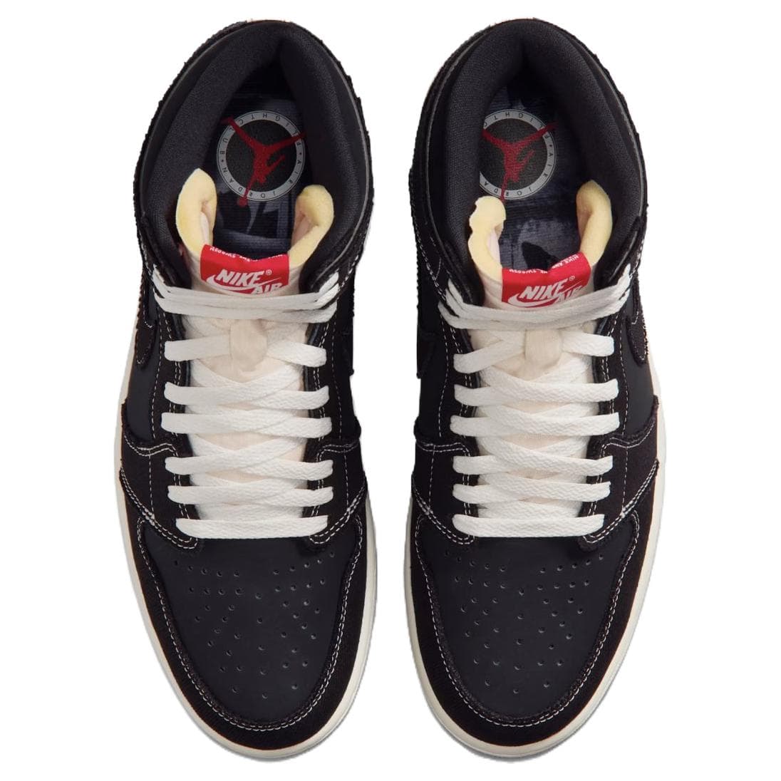 Ретро баскетбольные кроссовки Jordan Air Jordan 1 High Топ Ретро-баскетбольные кроссовки Мужской Черный - изображение 4