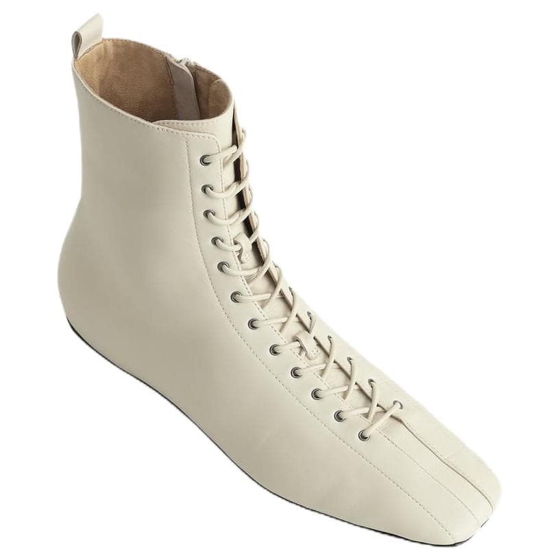 Сапоги ZARA LTHR FLT NKL BTS 16 1.5cm - изображение 3