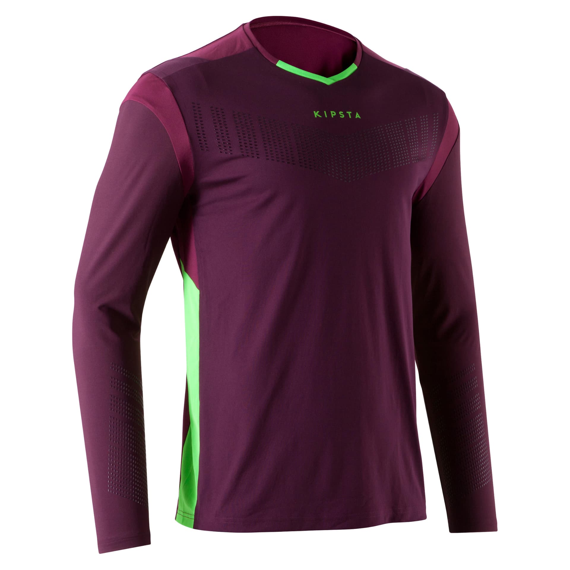 DECATHLON Plum Color Purple Fluorescent Grass Green Men's Football Jerseys DECATHLON Сливовый цвет Фиолетовый Флуоресцентный травяной зеленый Мужские футбольные майки - изображение 1