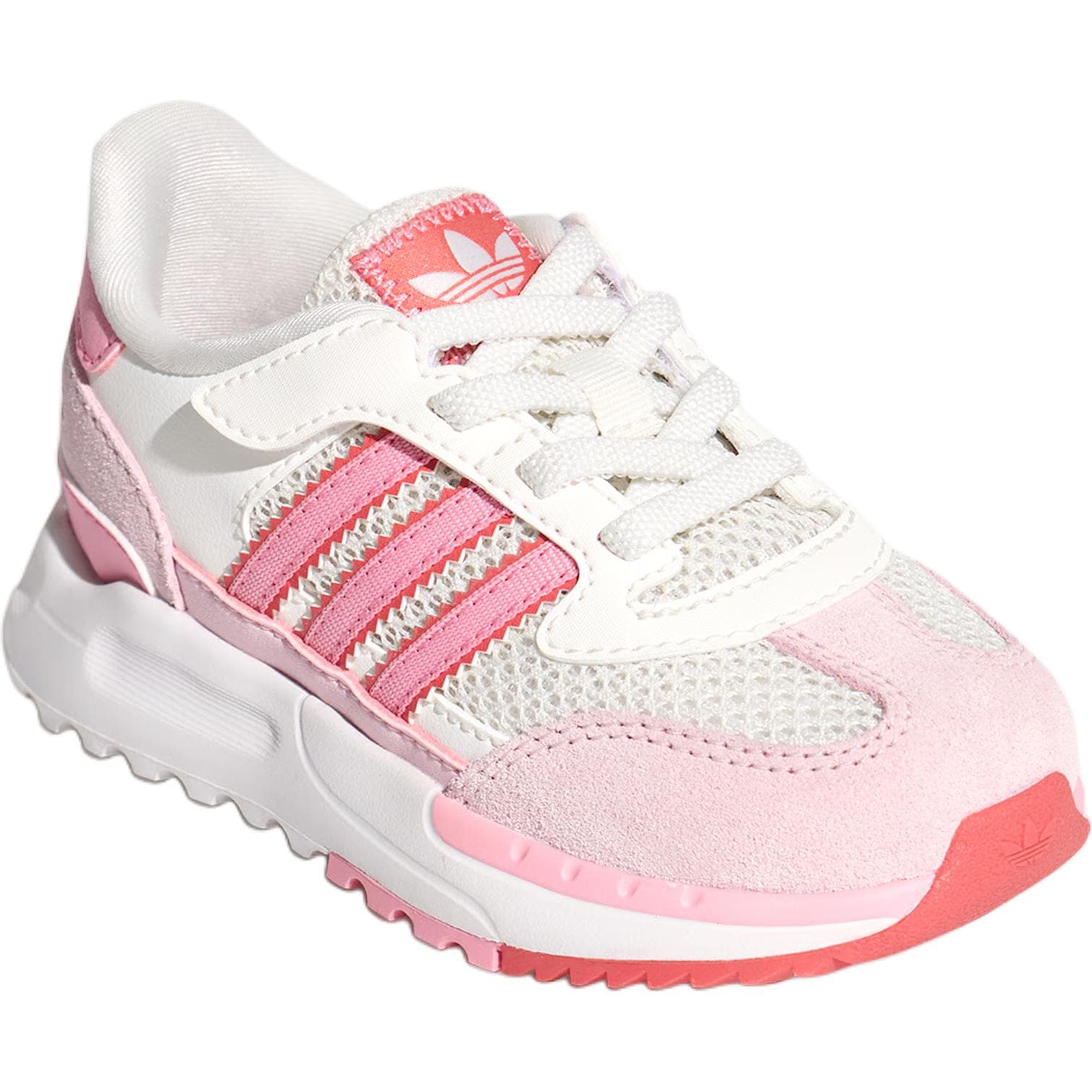 Кроссовки Adidas Originals RETROPY Low Малыша Обувь Розовая Белая для Младенцев и Малышей - изображение 3
