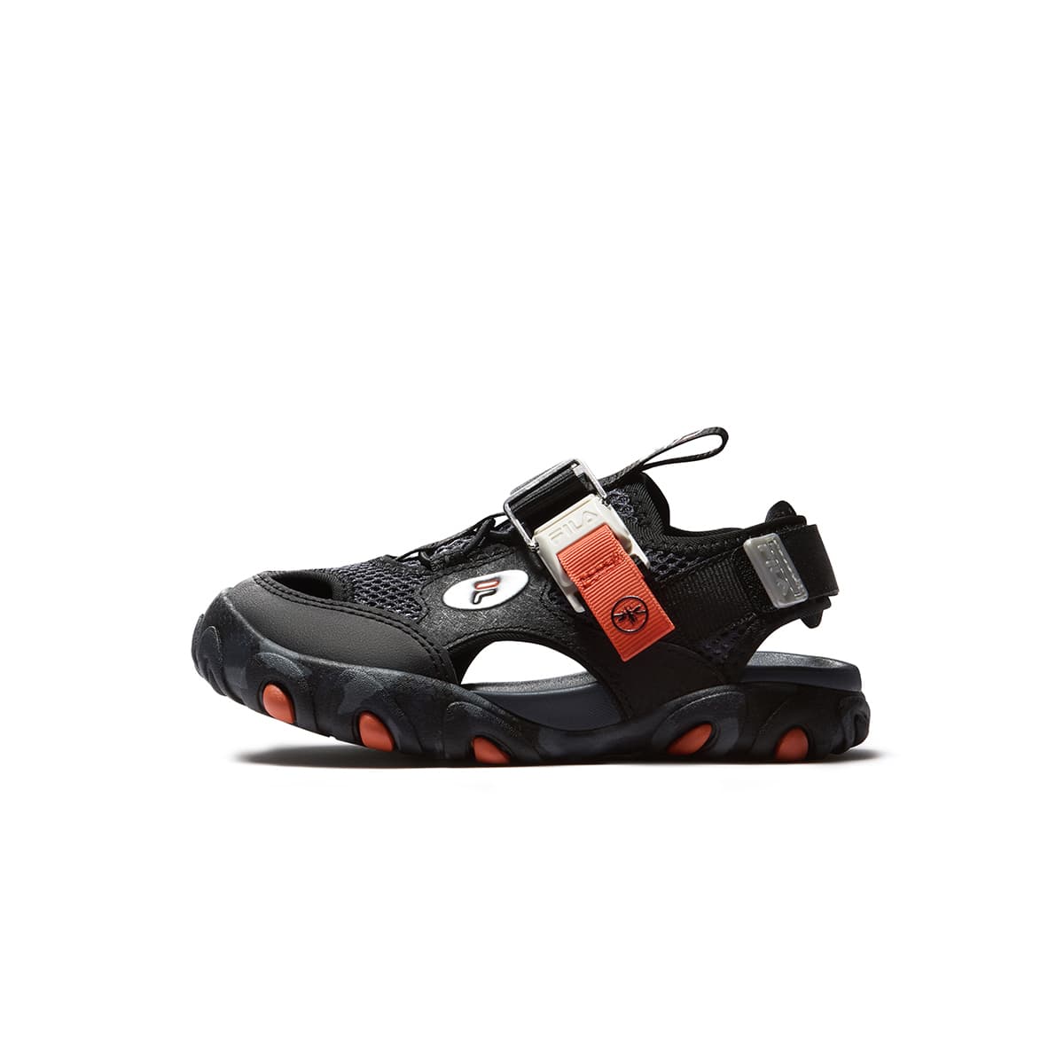 Сандалии FILA KIDS Синтетическая кожа текстиль Anti KICK устойчивый к истиранию дышащие сандалии оттенок синий черный детские - изображение 1