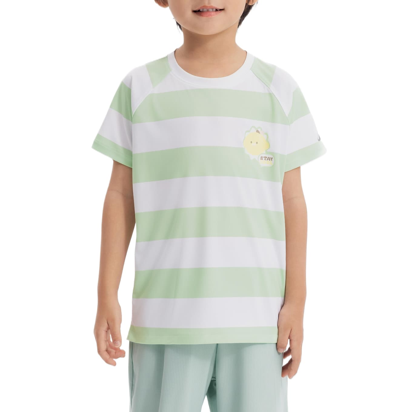 Футболка DECATHLON Неоновый зеленый Kids T-рубашки - изображение 1
