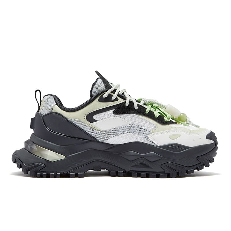 Кроссовки FILA FUSION Bianco Shoes DX визуально увеличивает рост Низкие кеды с толстой подошвой Женские - изображение 2