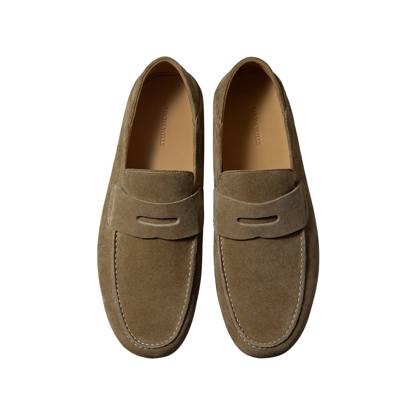 THOM WILLS Винтажная модель Британский Коммутирование Slip-ON Лоферы с резиновой подошвой Мужские - изображение 3