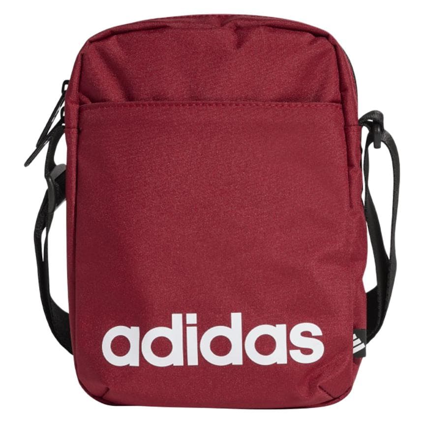 Мини-сумка Adidas Полиэстеровая ткань Сумка через плечо Унисекс Красная - изображение 1