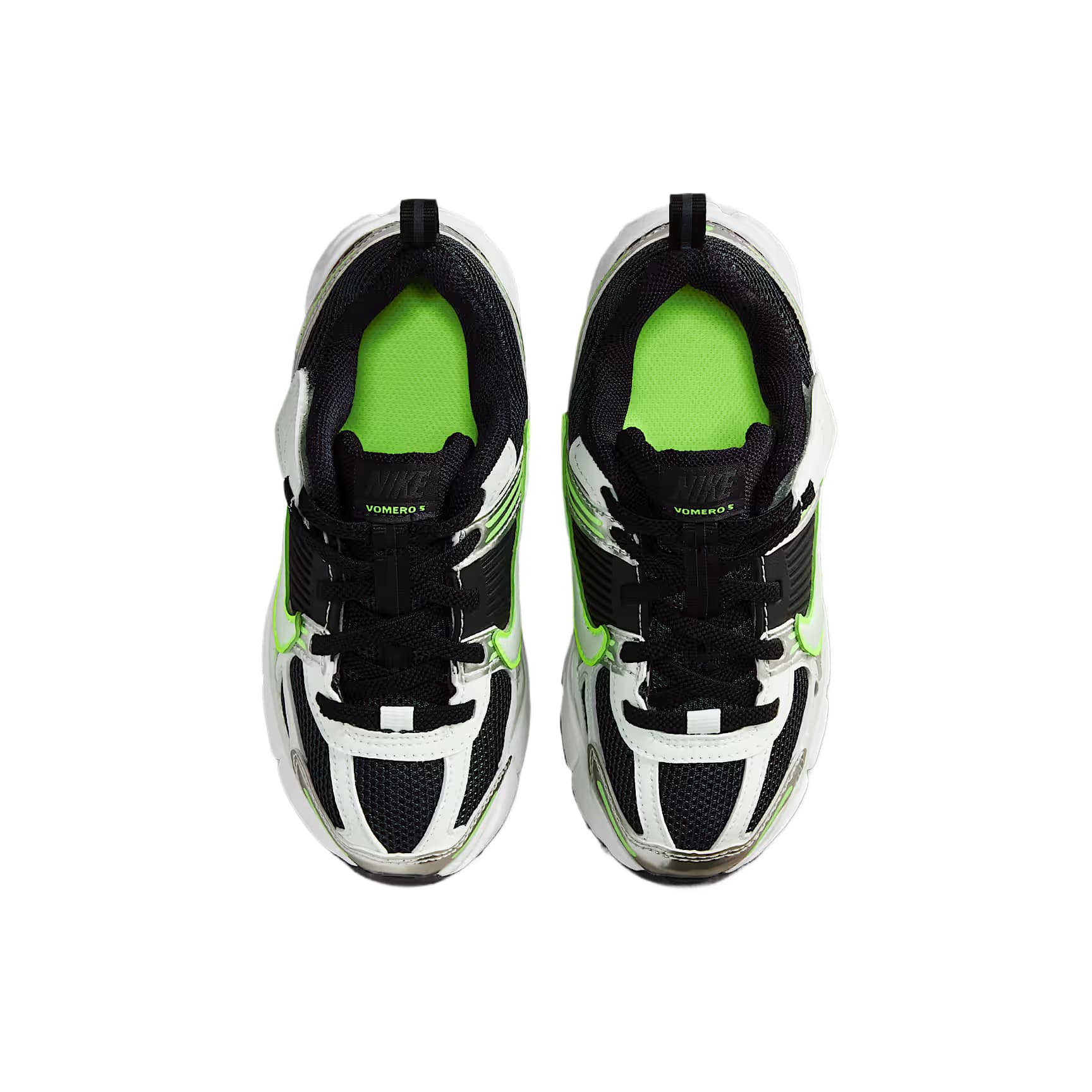 Кроссовки Nike Vomero 5 Синтетическая кожа Дышащий Поддержка Низкий верх Беговые кроссовки Детские - изображение 3
