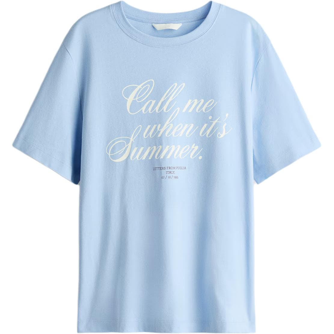 Футболка H&M Повседневный минималистичный удобный футболка с круглым вырезом и коротким рукавом женская - изображение 1