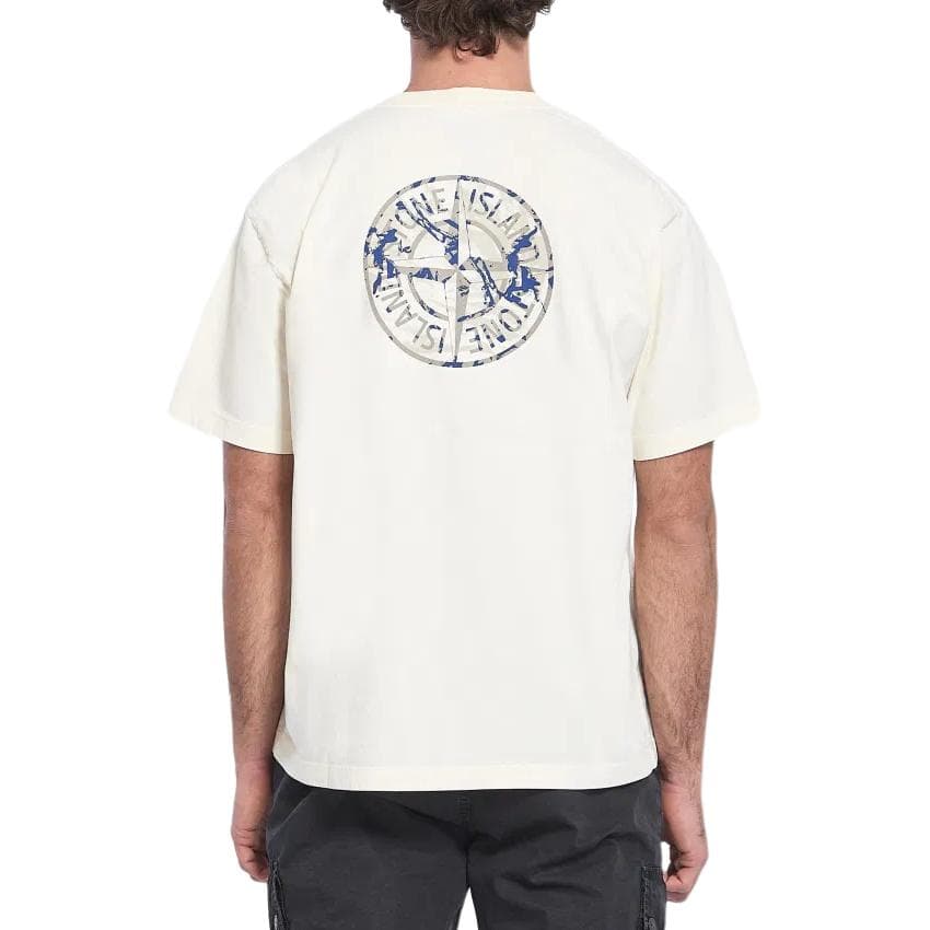 Футболка Stone Island Logo Print T-Shirt White - изображение 3