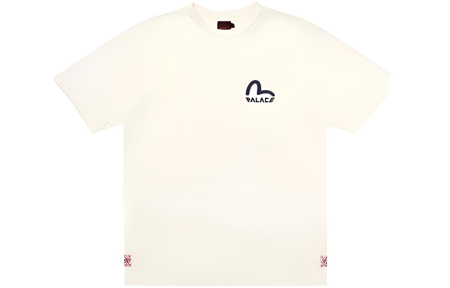 Футболка PALACE x EVISU Logo T-shirt White - изображение 2