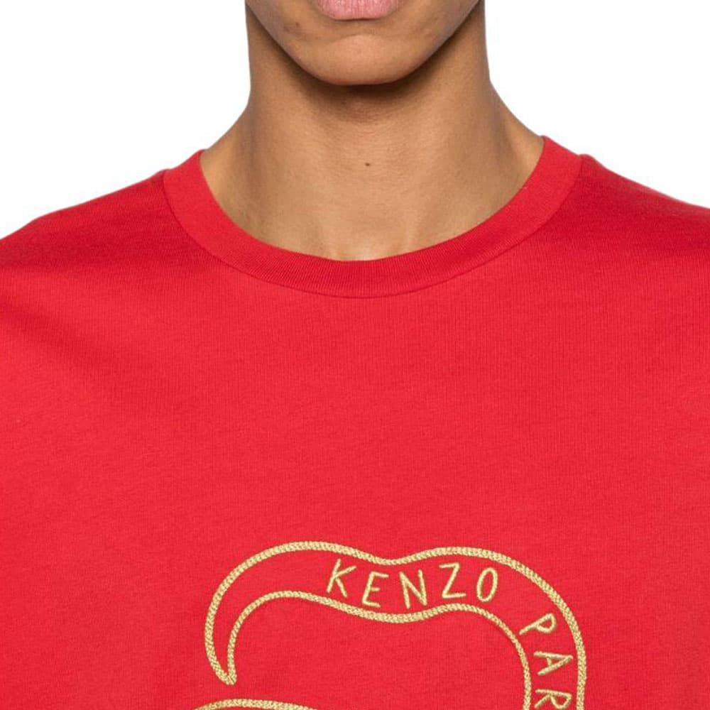 Футболка KENZO Red Мужская T-рубашка - изображение 4