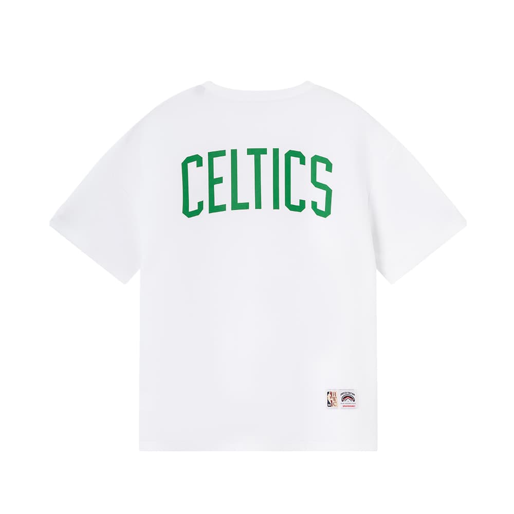 Футболка SPRAYGROUND | NBA HWC Celtic Натуральный Белый Унисекс T-Рубашки - изображение 1