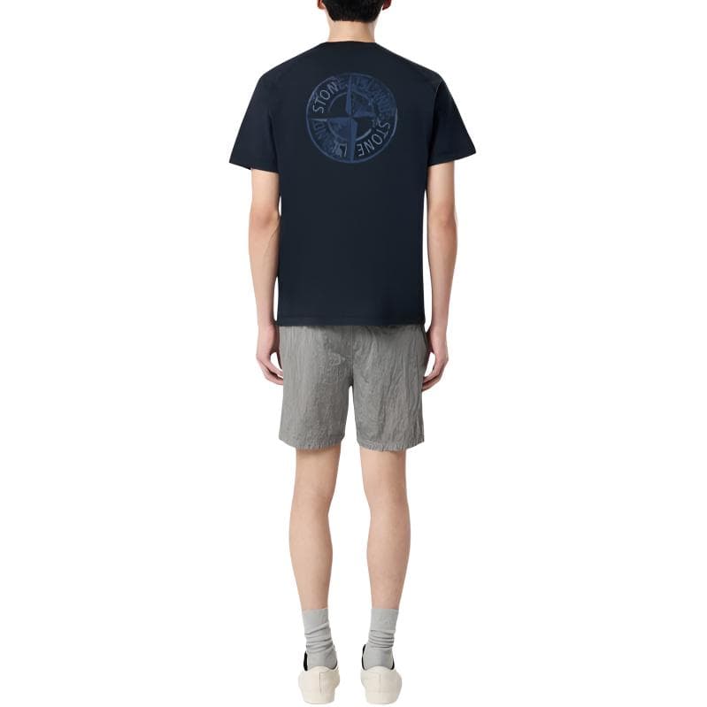 Футболка Stone Island SS25 Navy T-Shirt - изображение 4