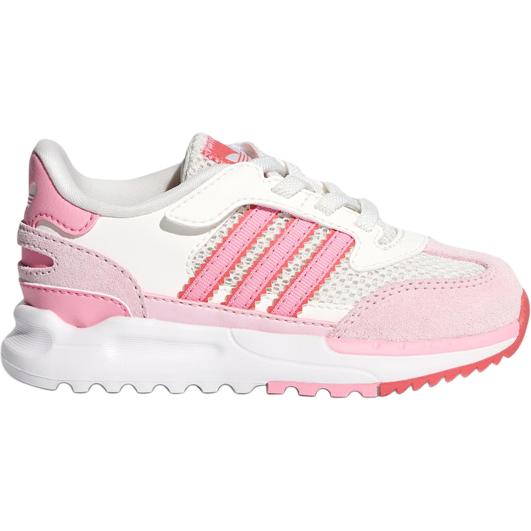 Кроссовки Adidas Originals RETROPY Low Малыша Обувь Розовая Белая для Младенцев и Малышей - изображение 2