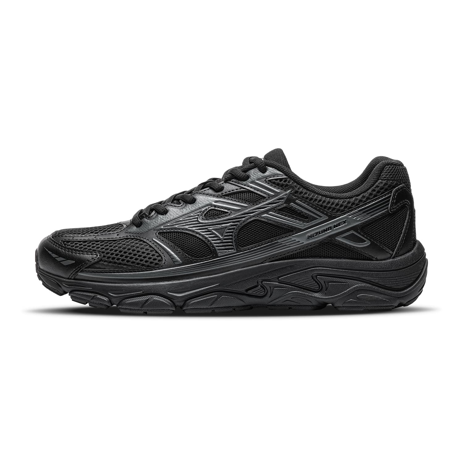 Кроссовки для бега Mizuno NEX Low Топ Повседневные кроссовки для бега Унисекс Экстремальный ночной черный - изображение 1