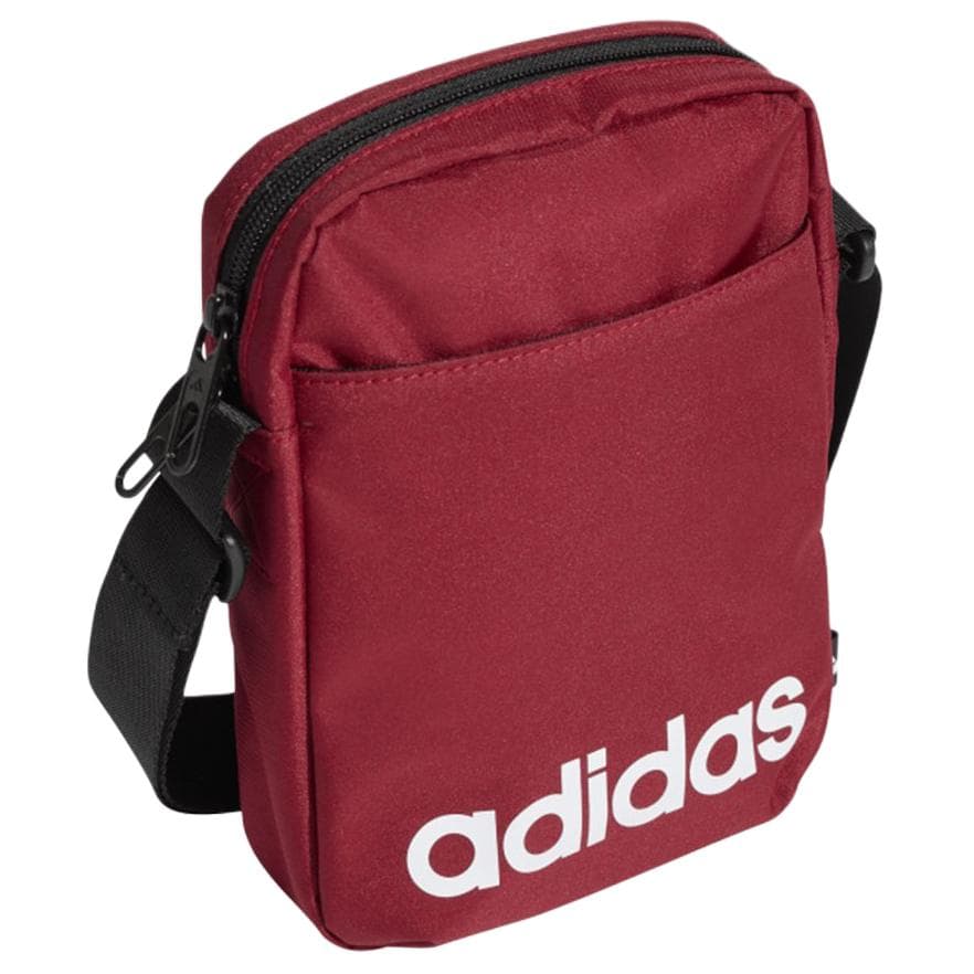 Мини-сумка Adidas Полиэстеровая ткань Сумка через плечо Унисекс Красная - изображение 2