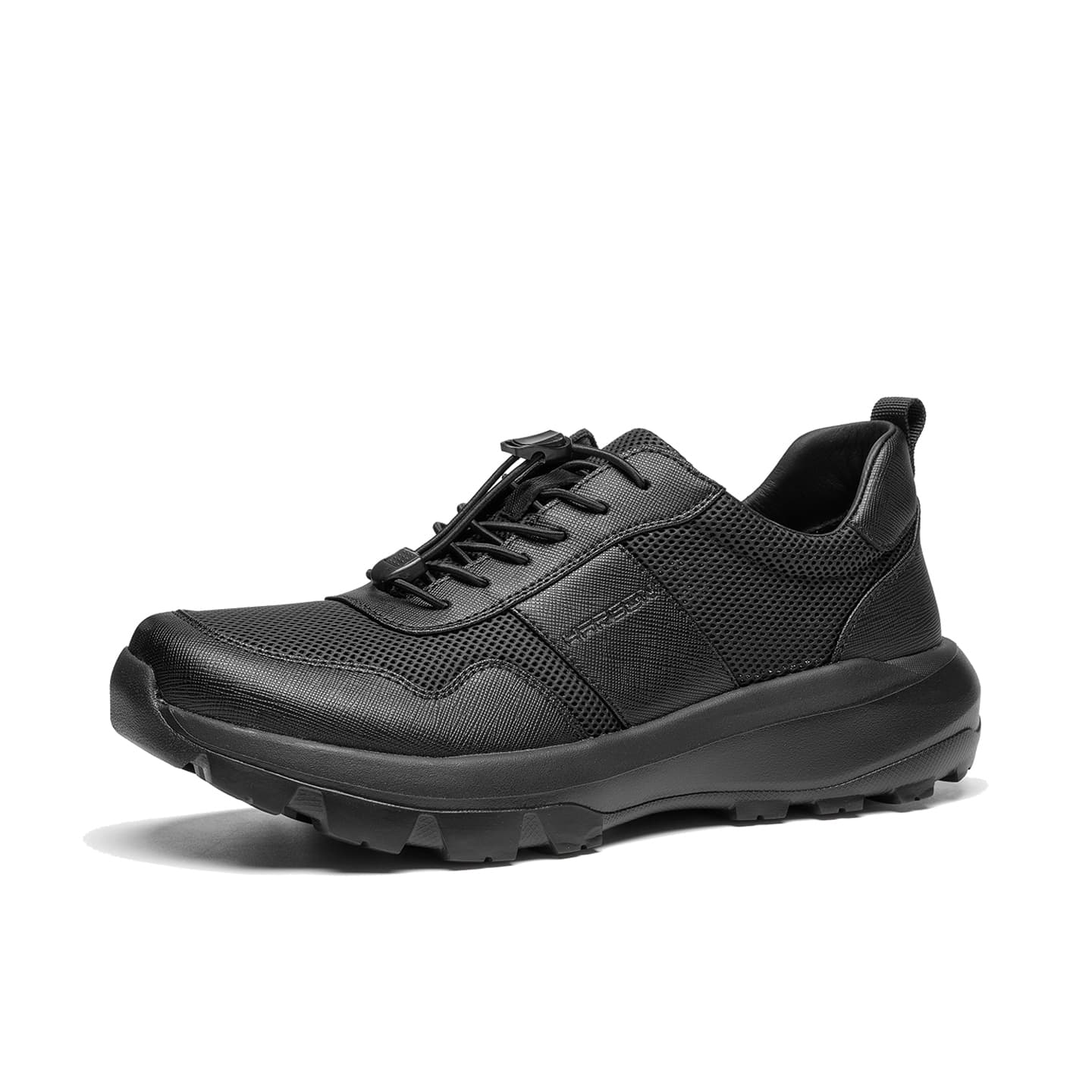 Кроссовки HARSON Сетчатая ткань устойчивая к истиранию легкий низкий топ повседневная обувь мужская черная - изображение 2