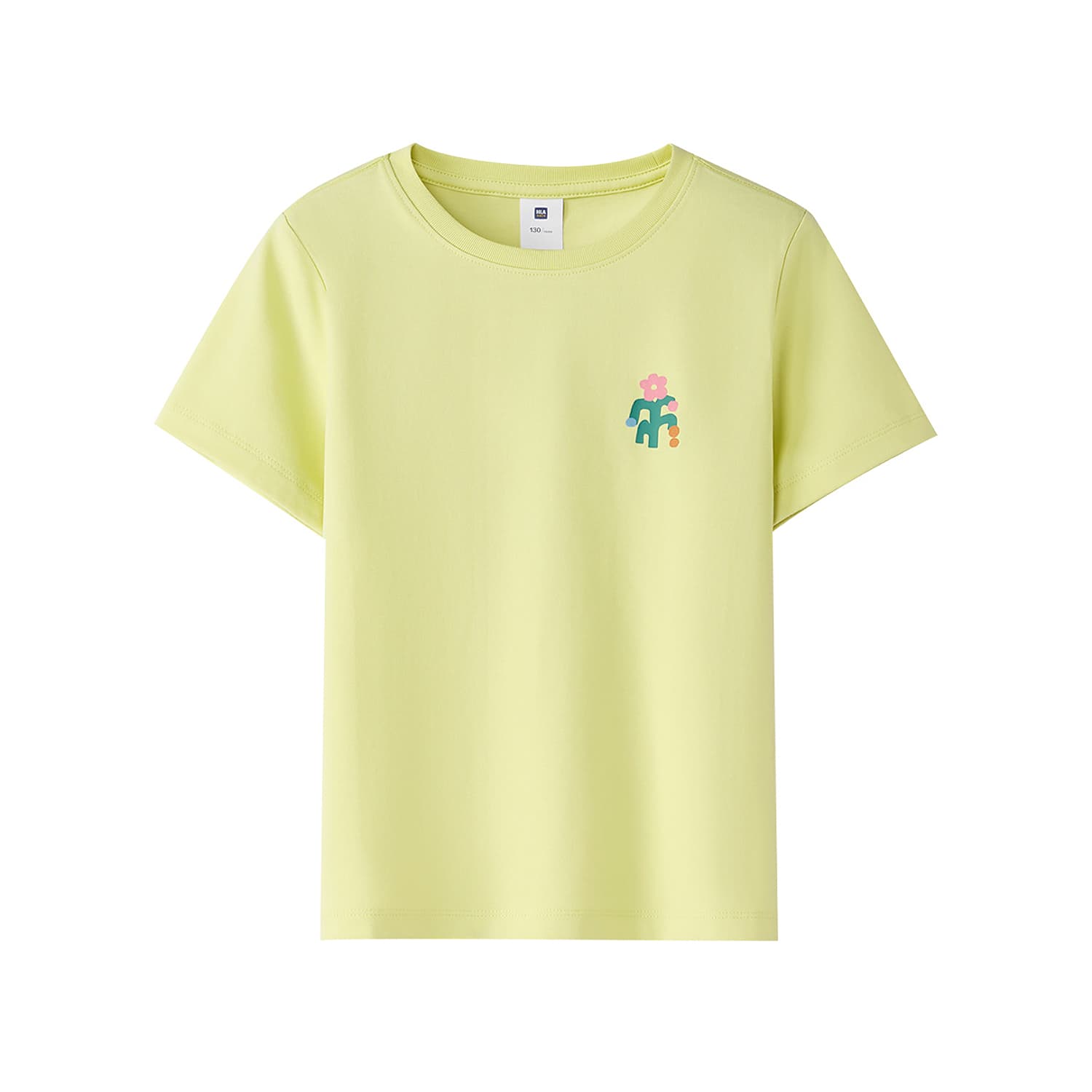 Футболка HLA Желтый Зеленый 33 Kids T-рубашки - изображение 1