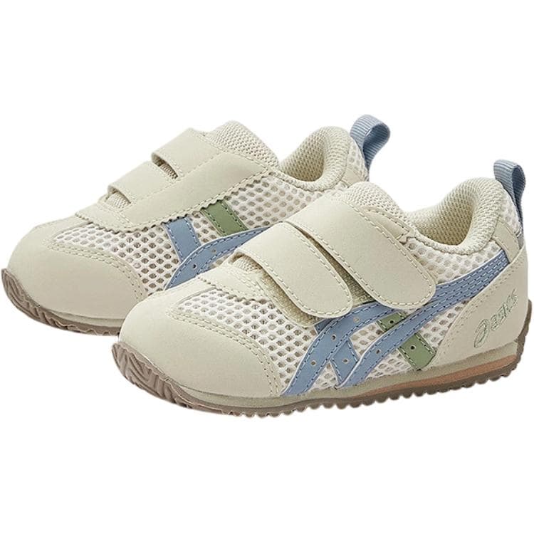 Кроссовки ASICS SUKU2 COTLA Текстиль Синтетическая кожа Устойчивая к истиранию Дышащая Низкий верх Повседневная обувь Экрю Детская - изображение 2