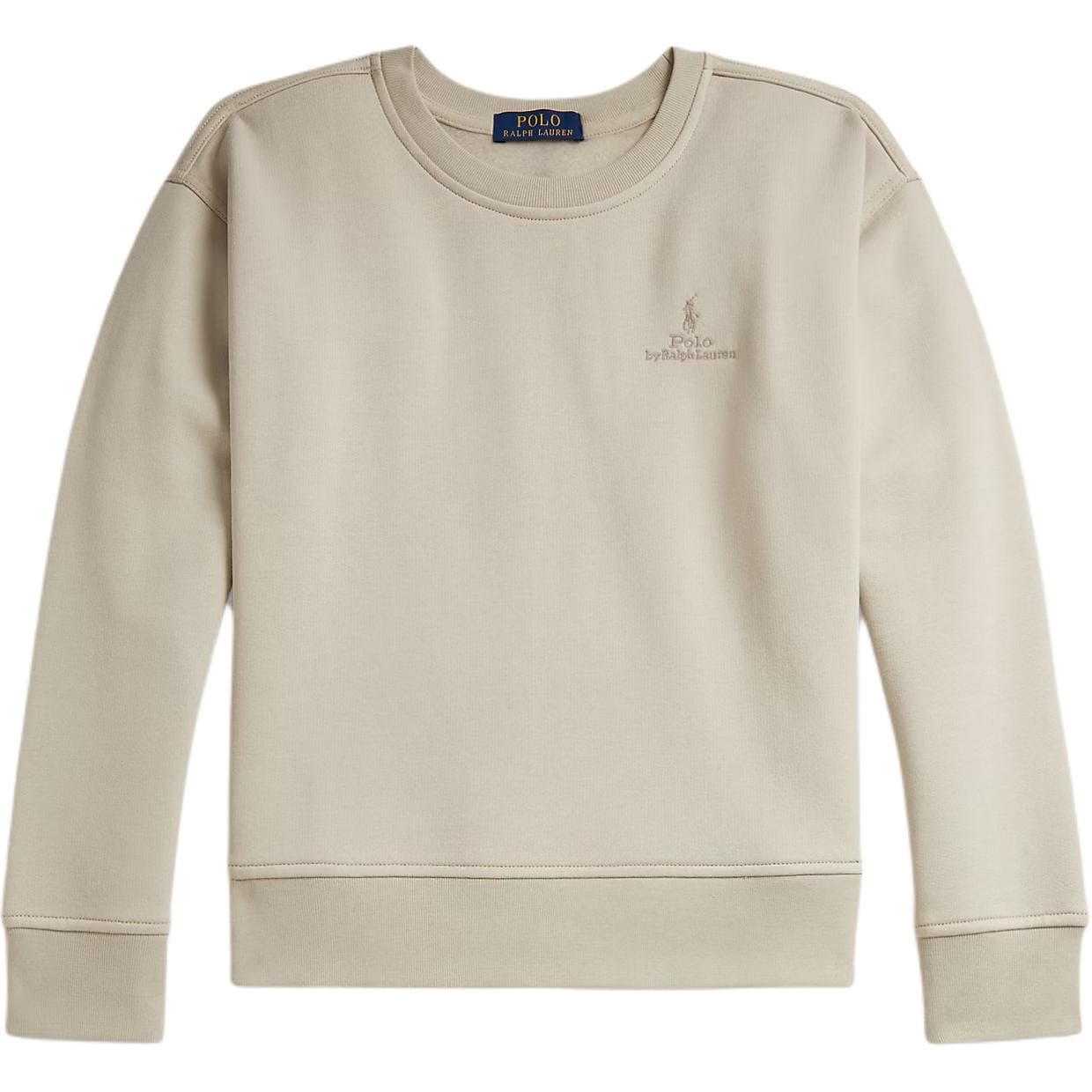Polo Ralph Lauren Толстовка Круглый вырез С флисовой подкладкой Однотонное Длинный рукав Большой размер - изображение 1