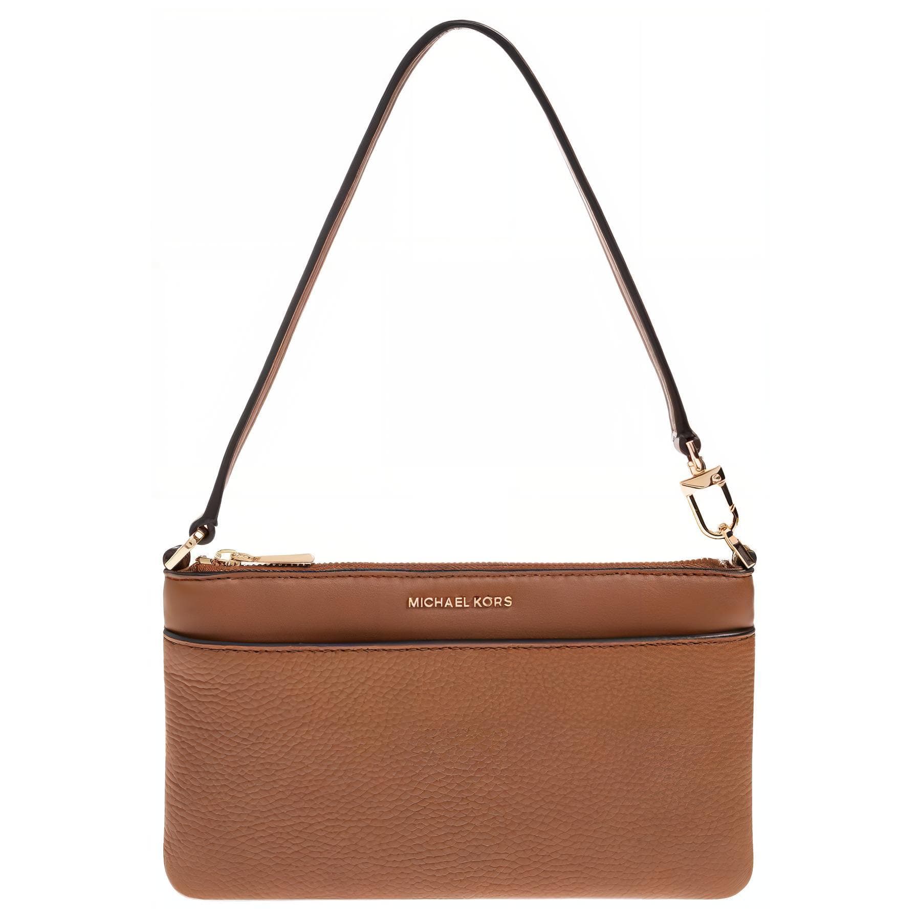 Мини-сумка MICHAEL KORS Jet Set Кожа Плечевая Сумка Средняя Унисекс Коричневая - изображение 1