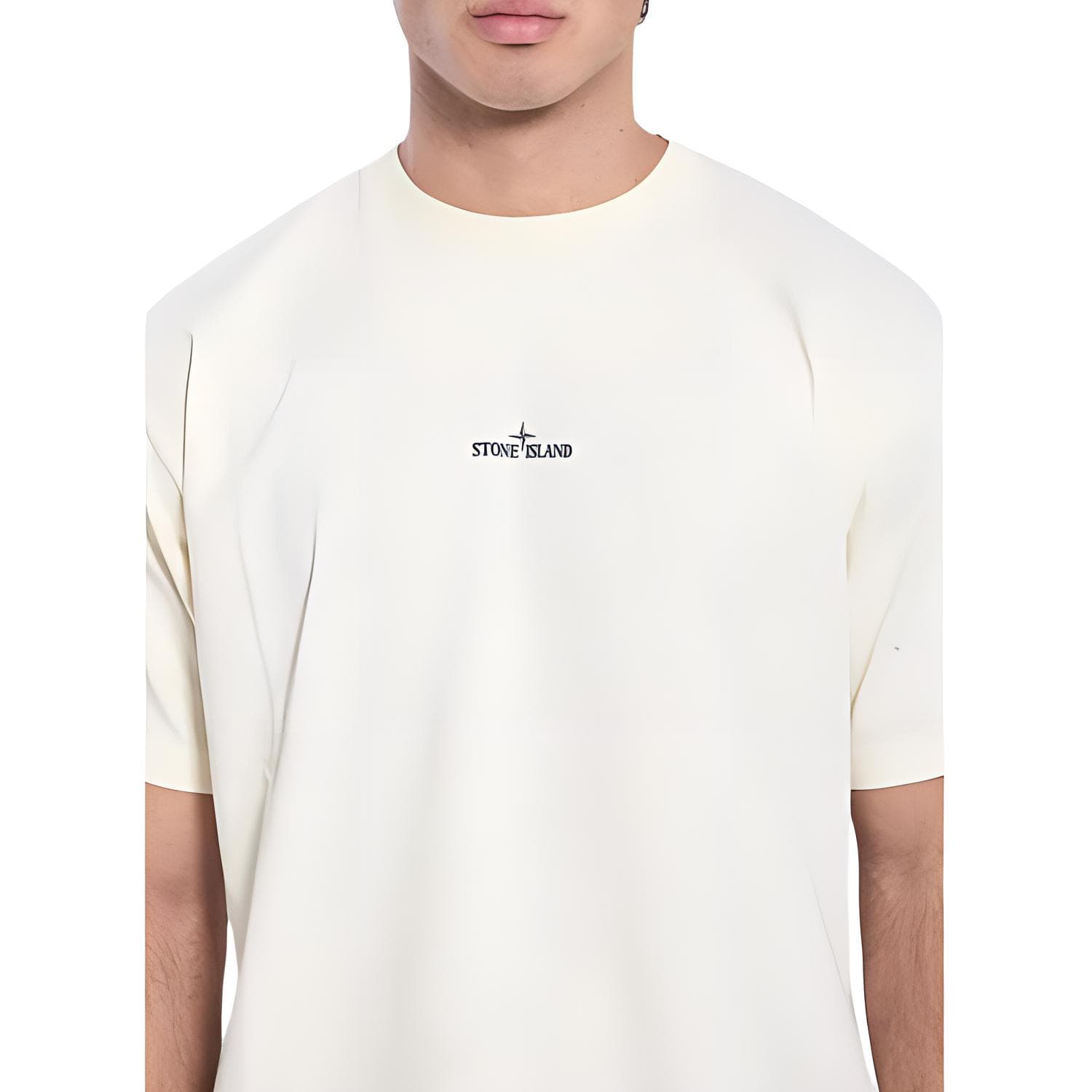 Футболка Stone Island Logo Print T-Shirt White - изображение 4