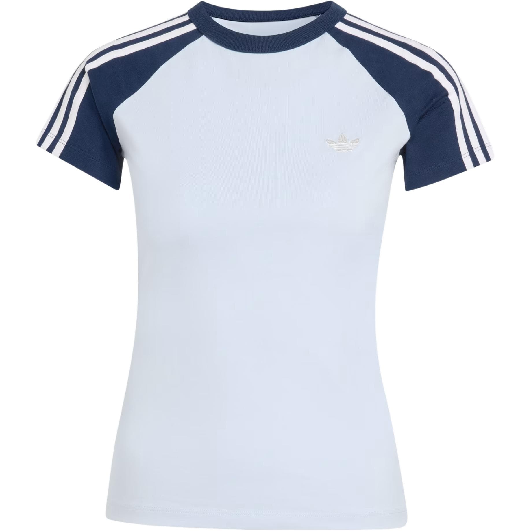 Футболка Adidas Originals Светло-Синие Женские T-Рубашки - изображение 1