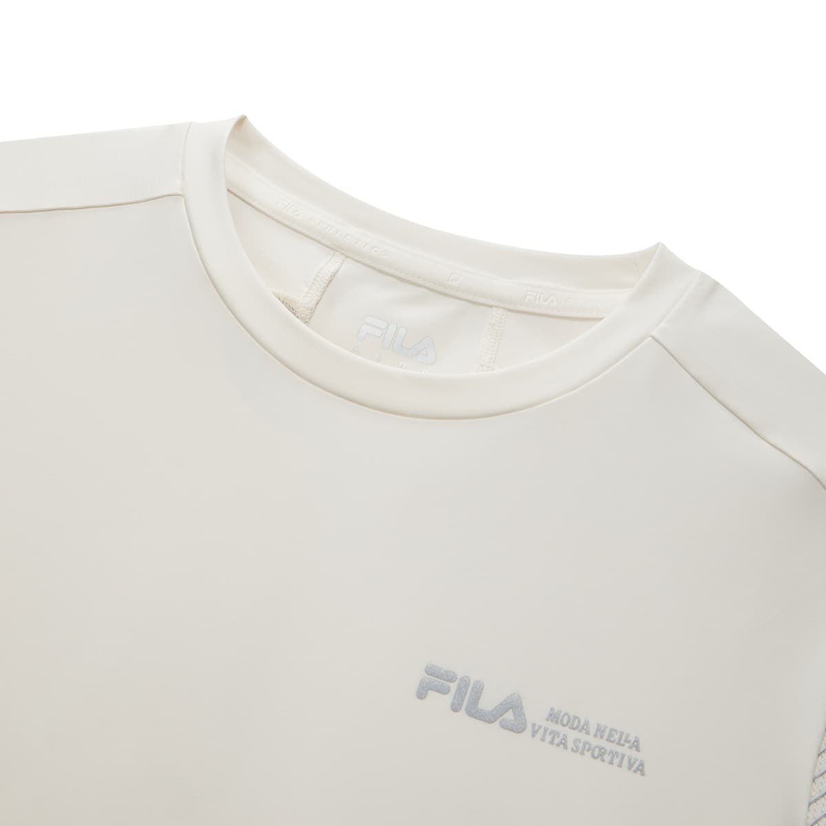 Футболка FILA KIDS Ванильно-белые Детские Рубашки - изображение 3