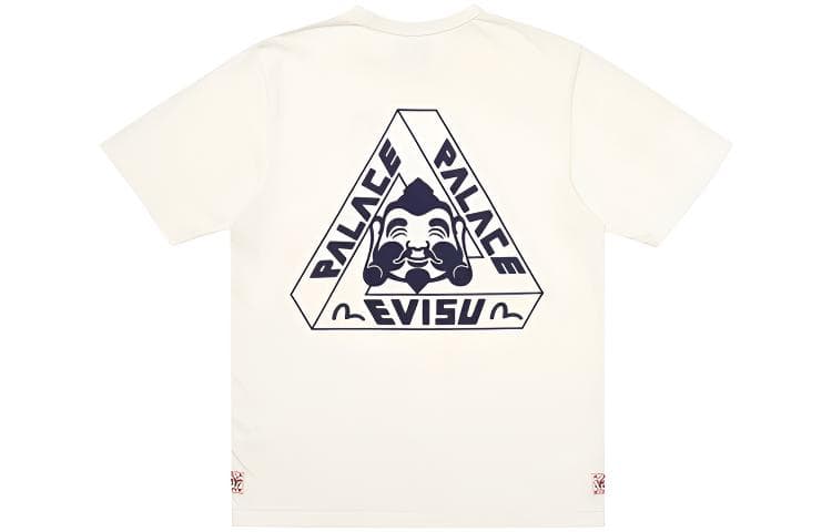 Футболка PALACE x EVISU Logo T-shirt White - изображение 1