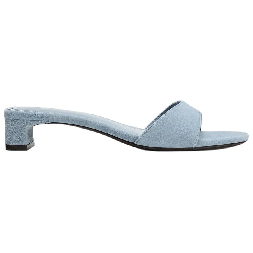 Сандалии ZARA Шлепанцы Blue Женские - изображение 2