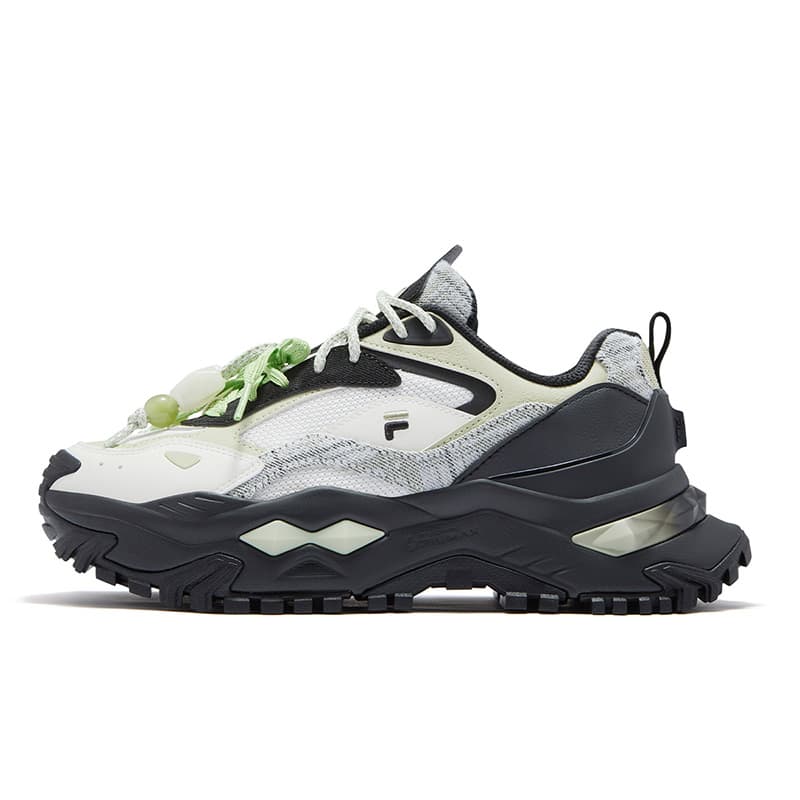 Кроссовки FILA FUSION Bianco Shoes DX визуально увеличивает рост Низкие кеды с толстой подошвой Женские - изображение 1